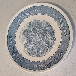 Taylor Ironstone Currier Ives plate
